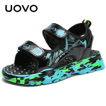 

UOVO 2020 Summer Kids Sandals Boys Children Summer Beach Sandals New Arrival Little Kids Shoes Eur #28-38
