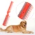 1Pcs Pet Trimmer Comb Cutting Cut With 2 Blades Grooming Razor Thinning Dog Hair Combs Dog Cat Hair Remover hair brush & comb