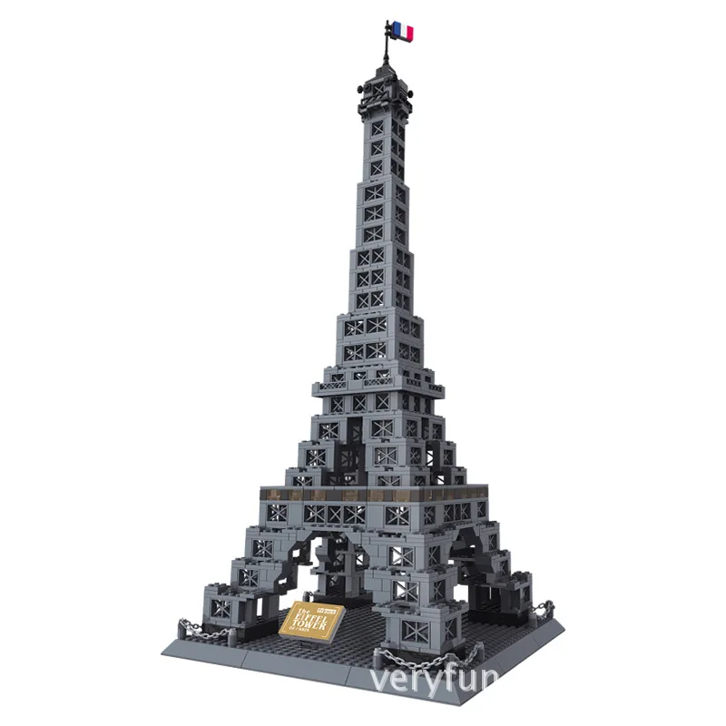 

Million skyview Cubic Building Blocks Toy Assembly Children'S Educational Paris Eiffel Iron Tower 8015 Factory Price
