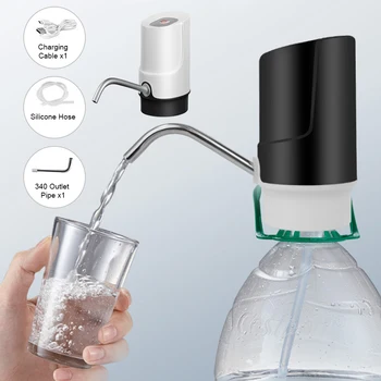 

HOME-Water Bottle Pump, USB Charging Automatic Drinking Water Pump Portable Electric Water Dispenser Water Bottle Switch