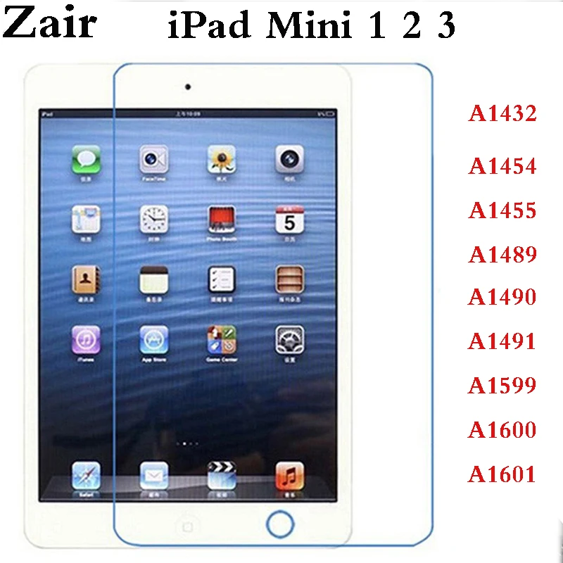 Tempered Film For iPad Mini 1 2 3 4 5 7.9'' Full Coverage Screen Protector Glass For Apple iPad A1432 A1489 A1599 A1538 A2133 