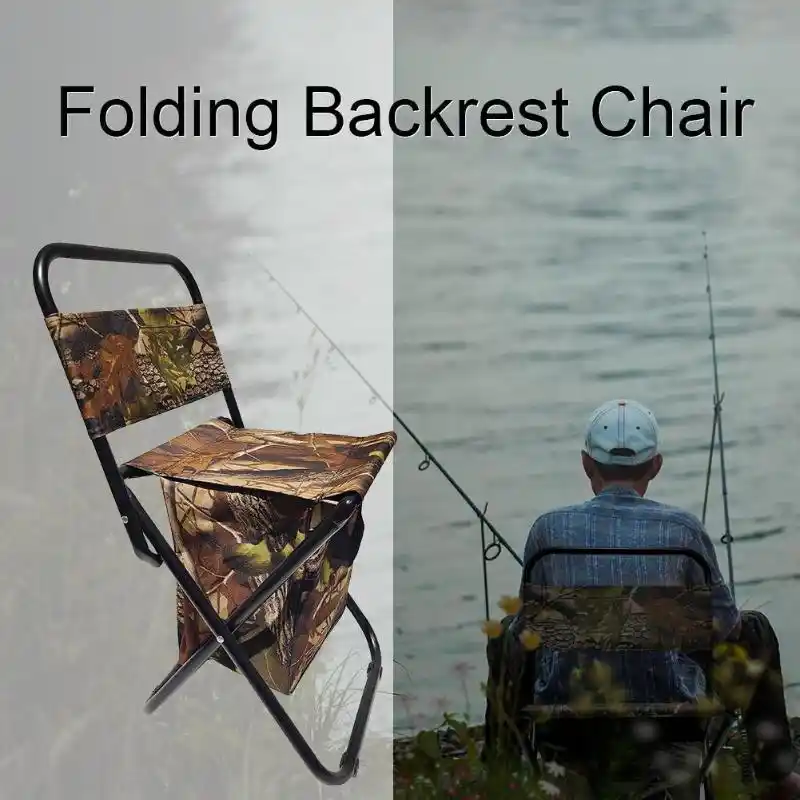 fishing stool with backrest