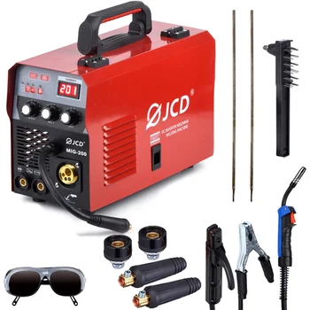 Buy JCD ARC Welder 220V 200A Welding Machine DC Inverter IGBT MMA LCD Display Digital Adjustable Welder For Repair Beginners Welder