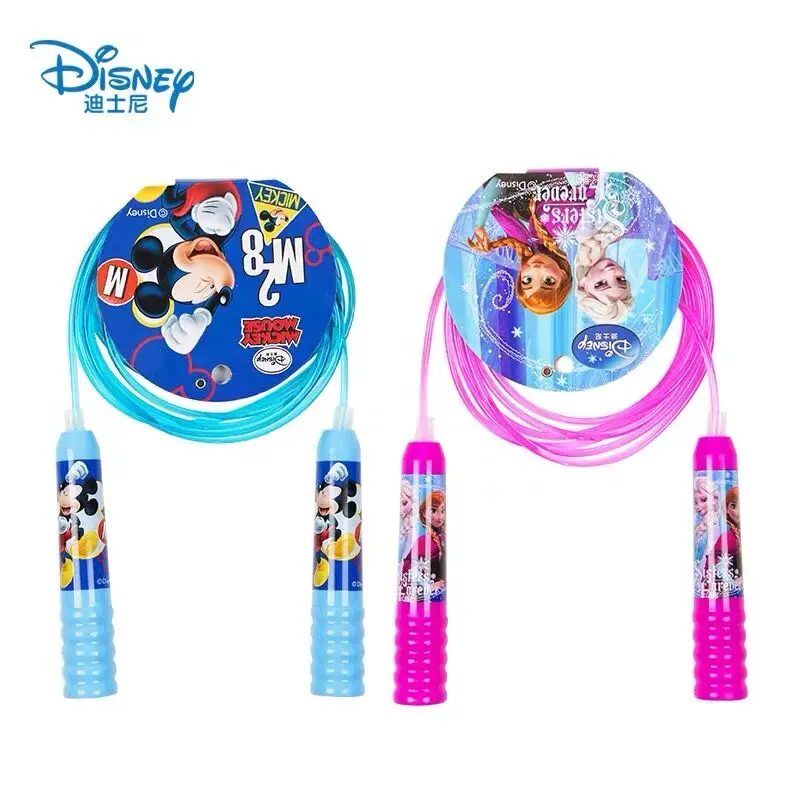 

Genuine Disney Frozen Mickey 8 Feet PVC Skipping Rainbow Rope jump Crossfit Fitness Equimpment Workout Exercise gym children toy