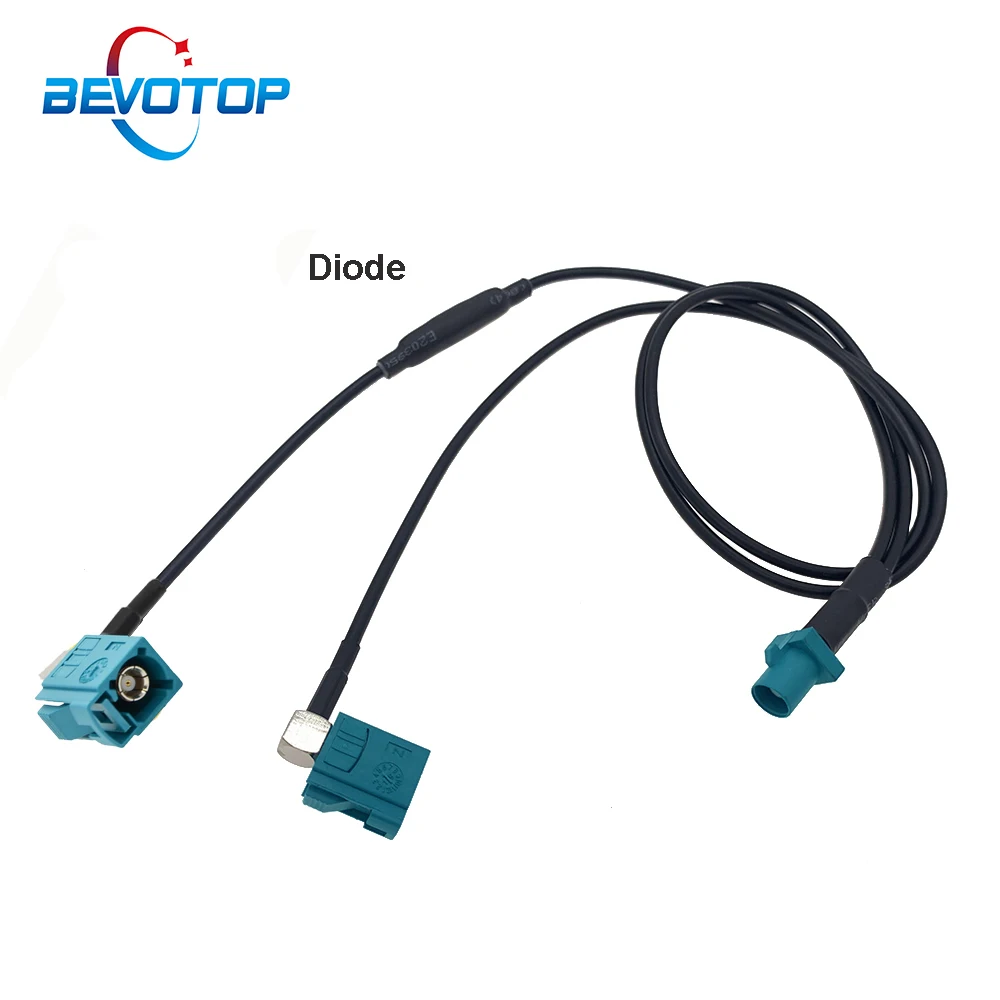 Fakra Z Male To Dual Fakra Z Female Right Angle Y Type Splitter Cable ...