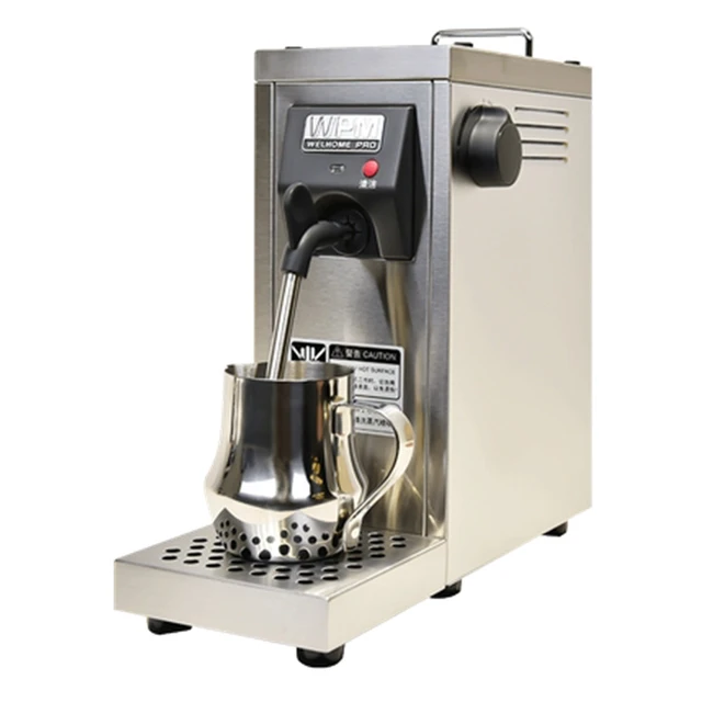 Mousseur à Lait Automatique Mousseur à Lait électrique Chauffe-lait Machine  à vapeur de pompe de machine à café professionnelle 1450W avec fonction de