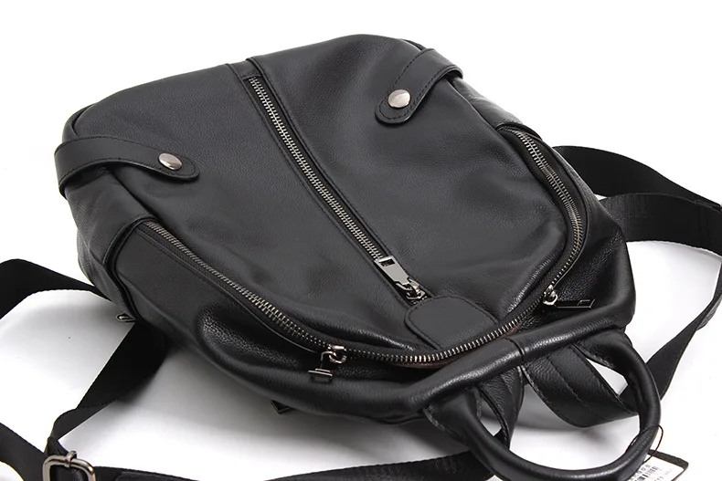 New Leather Ladies Bag Leather Backpack Ladies Travel Backpack