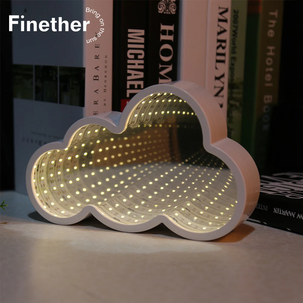 Новые 3D креативные Облака Звезды милое сердце ночник Led Декор лампа Новинка