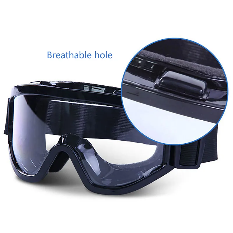 Transparent Anti-fog Dustproof Big Ski Mask Glasses Skiing Snow Men Women Snowboard Goggles