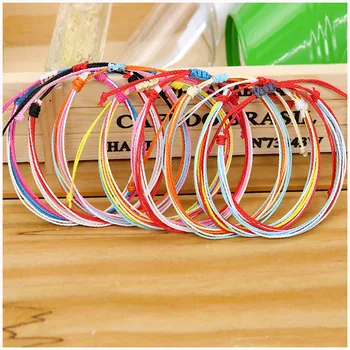

39 Styles Bohemian Color Handmade Friendship Lucky Cotton Rope Bracelet Women Sunshine Vacation Waterproof Jewelry Wristband