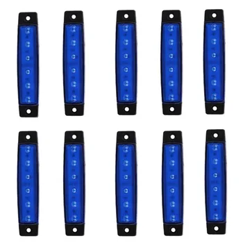 

Equipment Side marker lights 6-LED Trailer Van Waterproof 3.8inch Turn signal Lamp