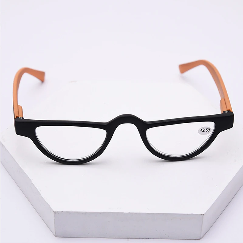 Новые очки для чтения «кошачий глаз» женские и мужские легкие прозрачные линзы дальнозоркости маленькие очки унисекс очки