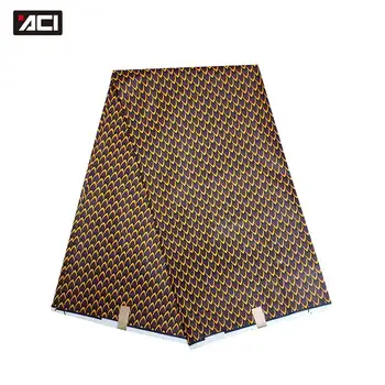 

ACI New Design Veritable Wax African Ankara Fabrics 6 Yards/Piece Veritable Wax African Print Java Batik Fabric Tissu Patchwork