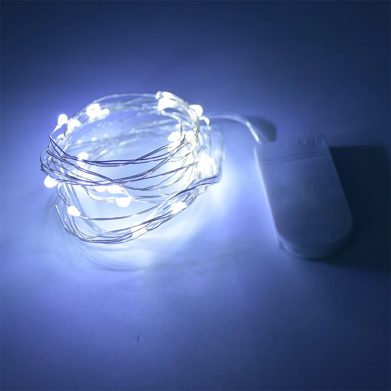 Copper Wire LED String Lights Holiday lighting Fairy Garland luces led 3M 5M For Christmas Wedding Party Guirnalda de navidad