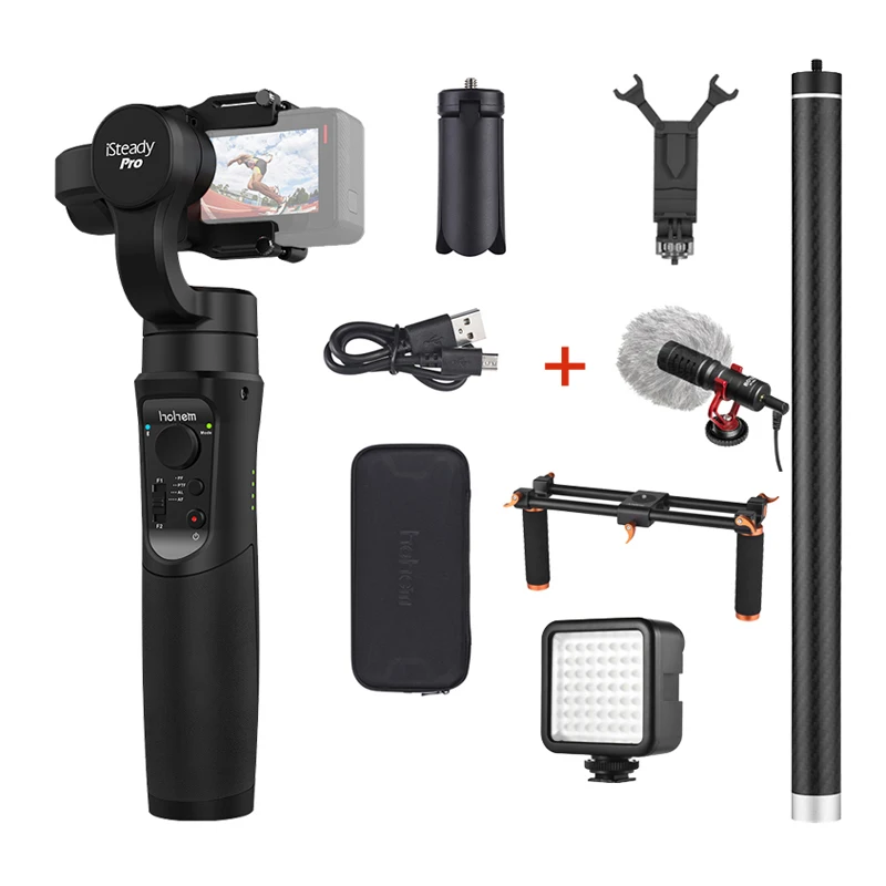 Hohem iSteady Pro/Pro2 Gimbal Stabilizer 3-Axis Handheld for GoPro Hero 7/6/5/4/3 for Sony RX0 for SJCAM YI Action Camera