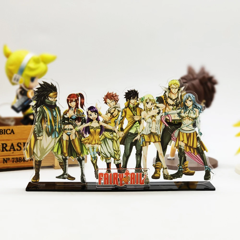 Fairy Tail Unie Groep Natsu Lucy Erza Grijs Wendy Laxus Acryl Stand Figuur Model Plaat Houder Cake Topper Anime Japanse Cool Aliexpress Toys Hobbies