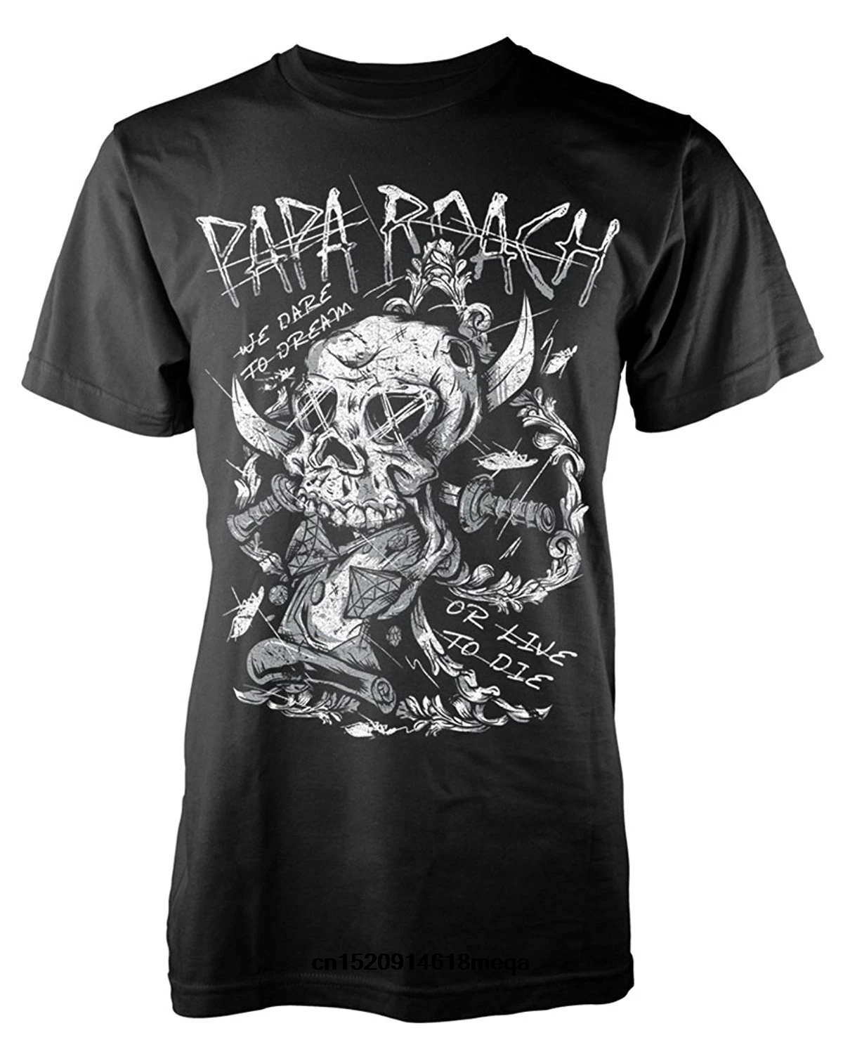 Модная мужская футболка с надписью Papa Roach Dare To Dream|Футболки| |