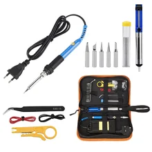 Электрический паяльник, набор, регулируемая температура 220 в 80 Вт, ЖК-припой, сварочные инструменты, нагреватель, ПАЯЛЬНЫЕ НАКОНЕЧНИКИ, инструмент для распайки насоса