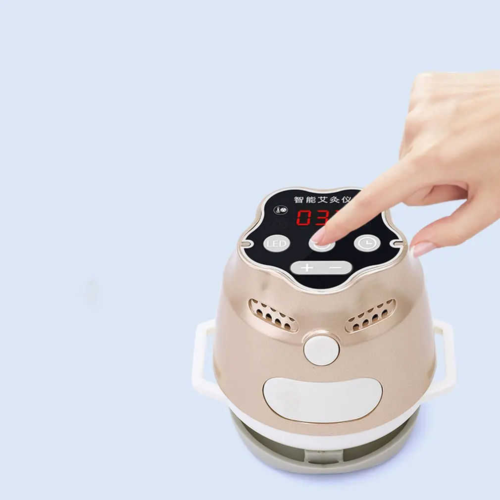 Moxibustion Box Moxibustion интеллектуальный регулятор температуры бездымный Электрический поворотный гриль Mute Health Home дворцовый теплый