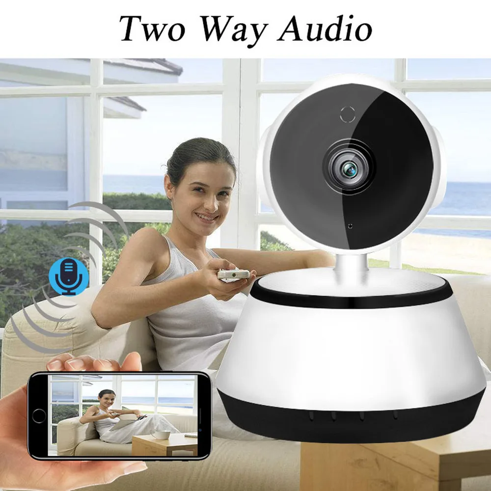 

Home Security IP Camera Wireless Smart WiFi Camera WI-FI Two-Way Audio Surveillance Baby Monitor HD Mini CCTV Camera 1080 PTZ