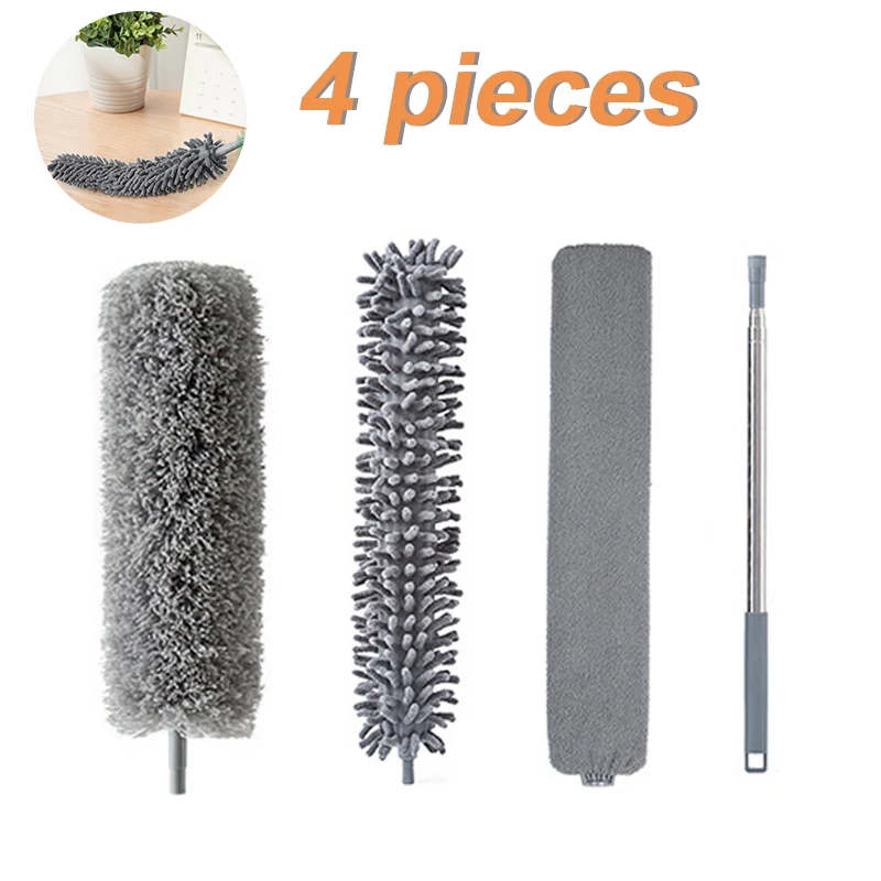 Ложки с длинной ручкой Duster Чистящая Щетка 2 5 м/1 4 М телескопический кровати разрыв