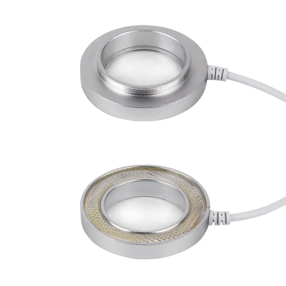 

2-IN-1 USB Adjustable brightness LED Round Light With 0.75X heightening mirror for Stereo microscope accessories