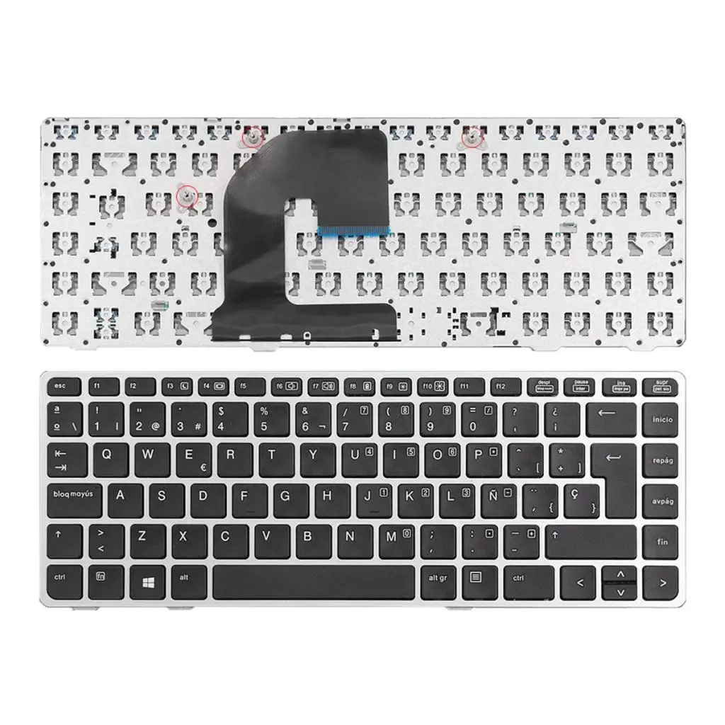 Испанская раскладка сменная Клавиатура для ноутбука для hp EliteBook 8460p 8460w 8470p 8470w 6460b 6465b клавиатура для ноутбуков Фирменная Новинка