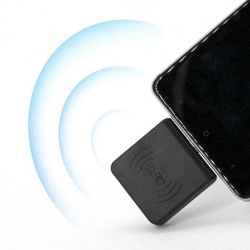 С эффектом приближения c зарядкой Micro-USB Интерфейс карта NFC IC мини-считыватель RFID для Android сотовый телефон