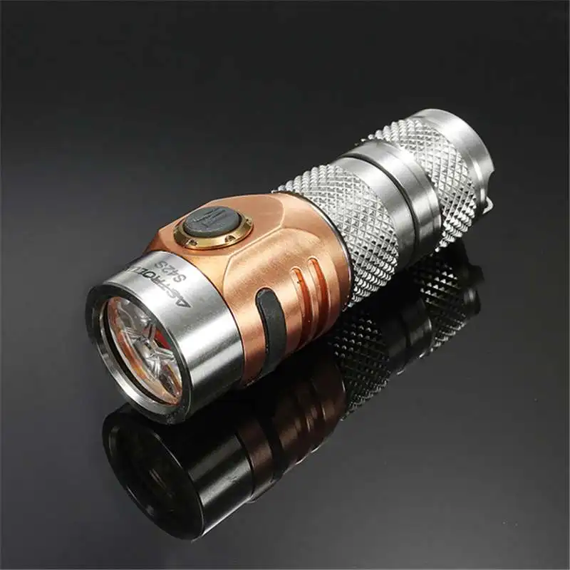 Светодиодный мини фонарик Astrolux S42S перезаряжаемый из нержавеющей стали 4xnichia 219C/XP