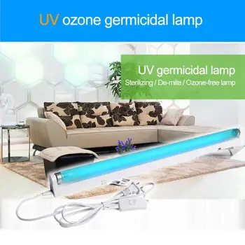 

220v / 110v Ultraviolet Germicidal Light UVC Lamp Disinfection Sterilizer Kill Dust Mite UVC Led Germicidal Led Light 6w / 8w