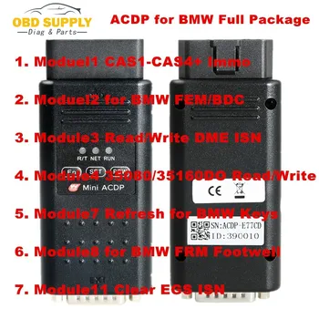 

Yanhua Mini ACDP Programming Master for BMW Full Package with Module1/2/3/4/7/8/11 Total 7 Authorizations