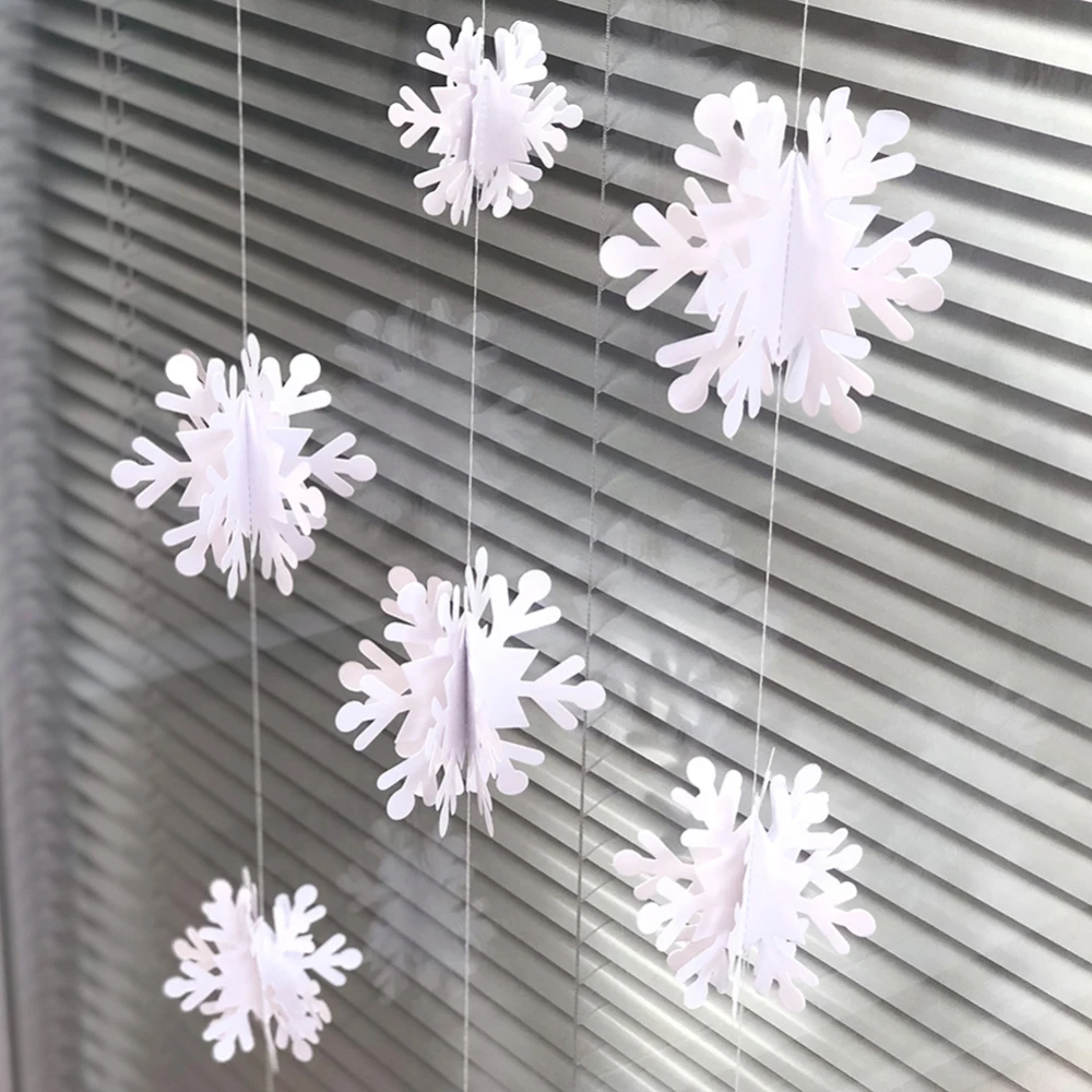 

Hanging Garland Ornament Frozen Winter Wonderland Xmas Party Decor Christmas Decoration for Home