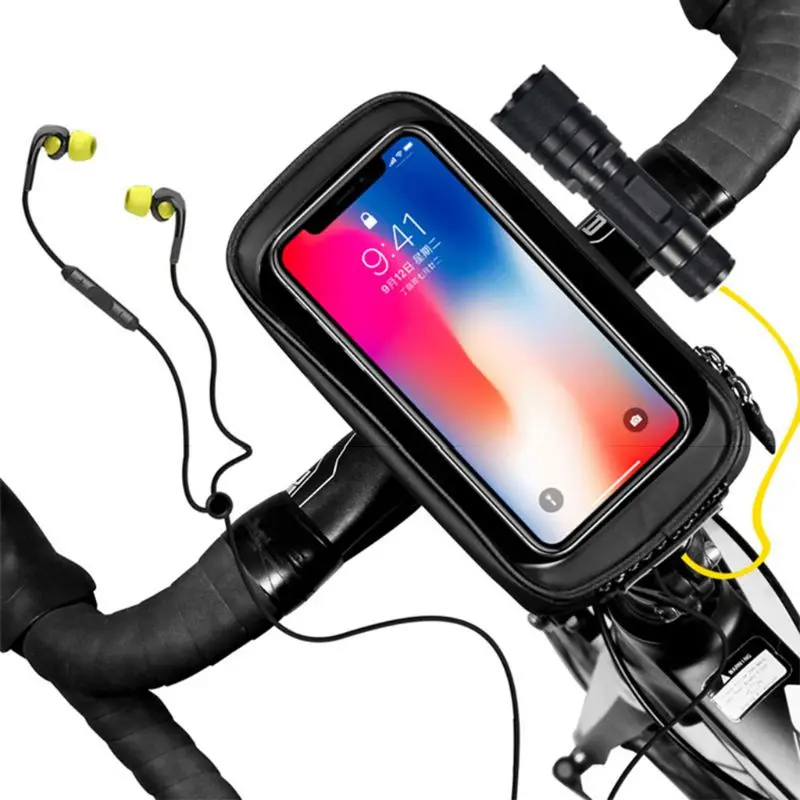 Непромокаемая велосипедная сумка с сенсорным экраном, сумка для телефона MTB, Сумка с верхней трубкой, посылка для велосипеда, Аксессуары для велосипеда