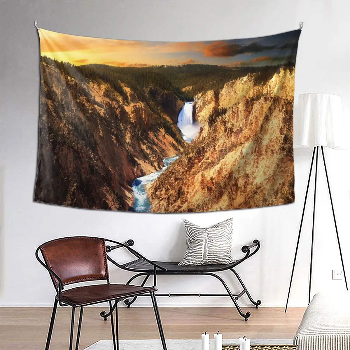 

Beautiful Natural Landscape Tapestry Wall Hanging Hippie Polyester Tapestries Boho Wall Blanket Wall Decor Wall Cloth