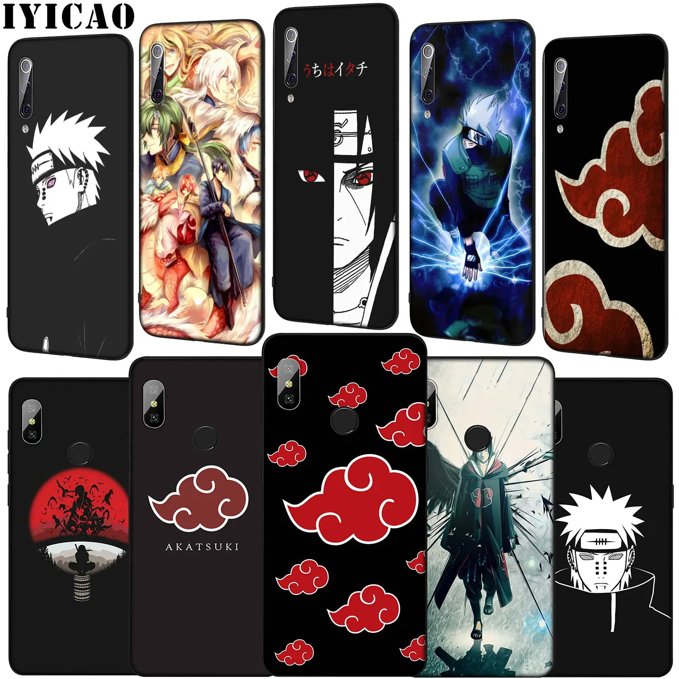 Akatsuki Logo Naruto Leading Soft Phone Case for Xiaomi Mi 10 9 9T A3 Pro CC9 CC9E 8 SE A2 Lite A1 6 pocophone f1 Mi10 |