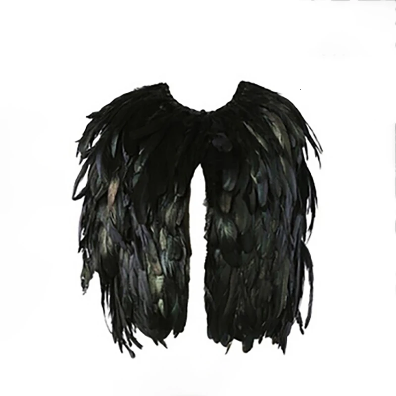 Лоскутный жилет с перьями для женщин, кардиган с круглым вырезом, Свободный Повседневный жилет с кисточками для женщин, осенне-зимняя мода X706 - Цвет: black