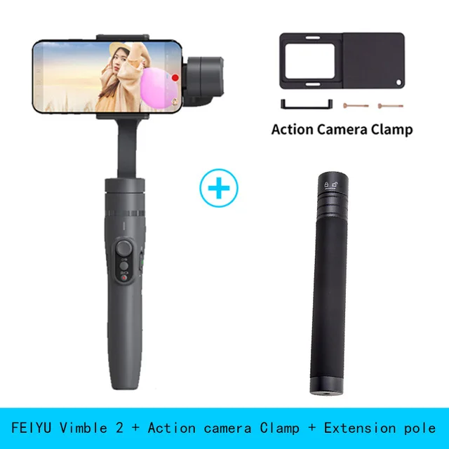 Feiyu Tech Vimble 2 3-осевой шарнирный стабилизатор для смартфона стабилизатор, выдвигаемая ручная PK DJI Osmo 2 Zhiyun Smooth Q 4