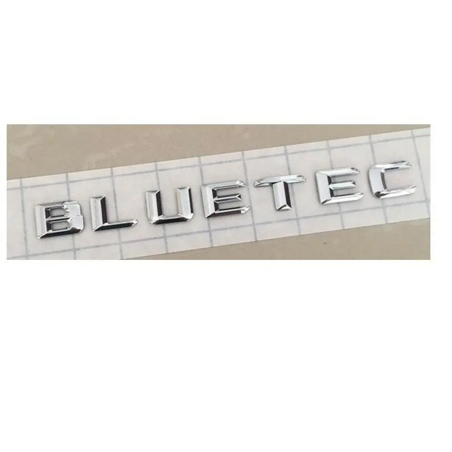 

Chrome 3D Letters for BLUETEC Trunk Lids Emblem Emblems Badges for Mercedes Benz AMG