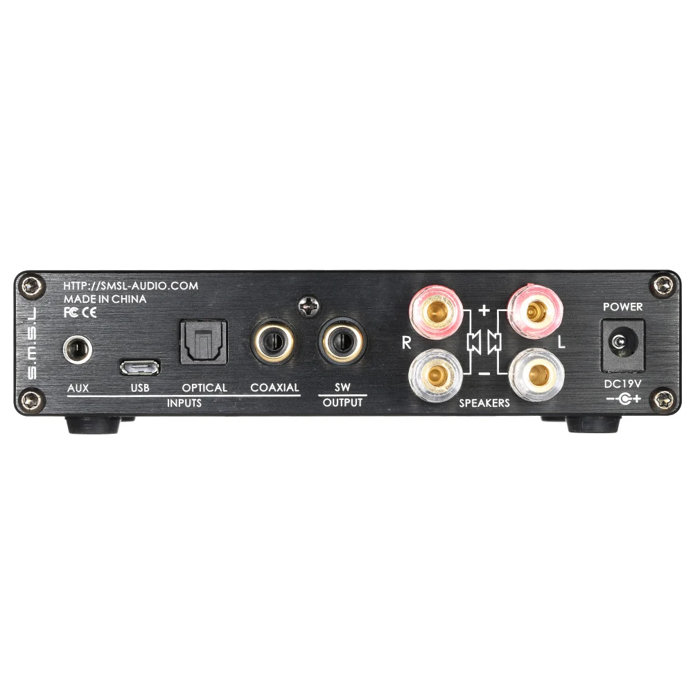 Портативный цифровой Hi Fi усилитель мощности S. M.s.l Q5 pro Mini 3 5 мм AUX