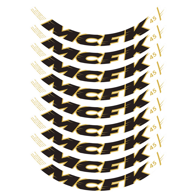 Дорожный велосипед MCFK-45Disc обода кольцо наклейка комплект велосипедных колес декоративная велосипедная Модифицированная наклейка велосипедные наклейки прозрачное дно