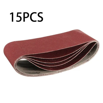 

15pcs Set Abrasive Sanding Belts Polishing Finishing Woodworking Metals Tools