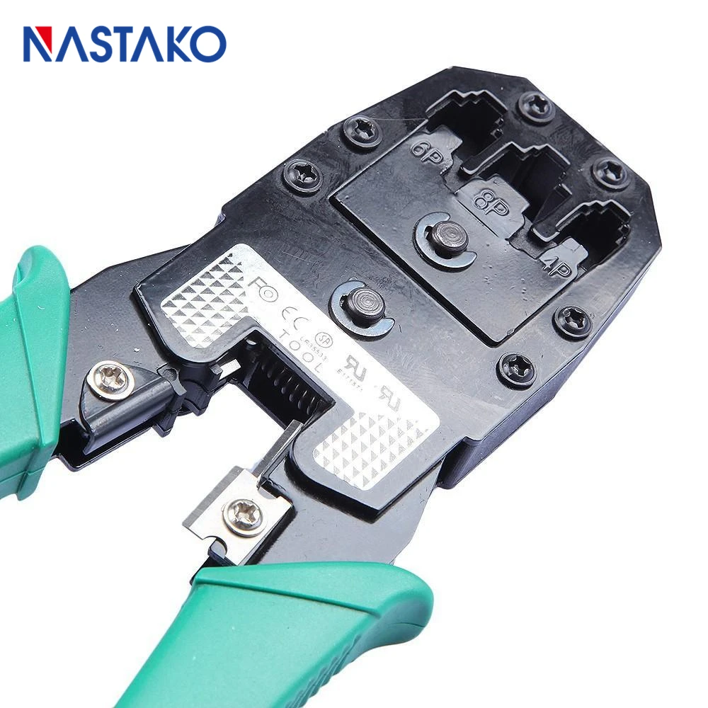 RJ45 обжимной инструмент Rj45 щипцы сетевой кабель для зачистки проводов