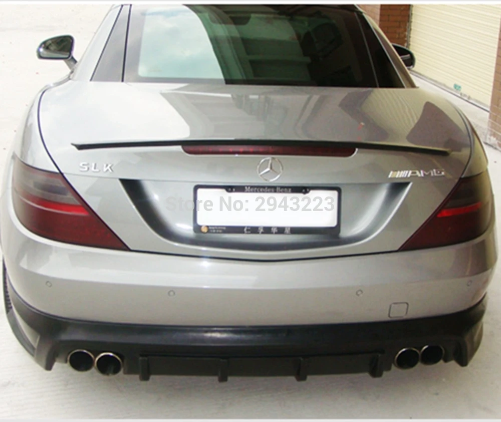 Carbon Fiber Rear Lip Trunk Spoiler Wing For Mercedes R171 Benz SLK Class  R171 2012 2013 SLK200 SLK280 SLK300 SLK350 - AliExpress