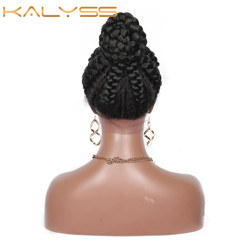 braided bun wigs