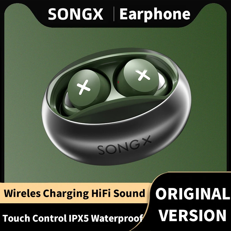 OriginalSONGXSX06BluetoothEarphoneQiWirelessChargingHeadphones