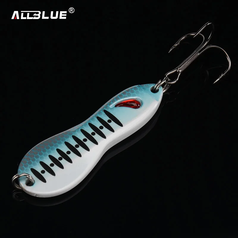 ALLBLUE PEANUT Metal Lure 15g 48mm Jigging Spoon Ice Fishing Lure isca