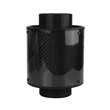 

Car modified carbon grain carbon fiber universal air filter 100 mm carbon fiber mushroom head air filter