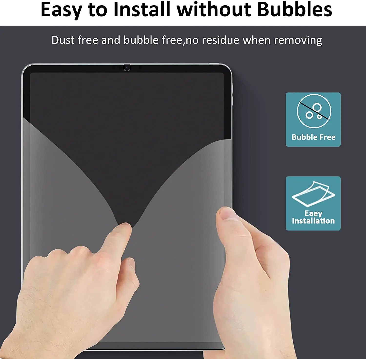 2 Pack 9H Matte Tempered Glass Screen Protector Designed for iPad Mini 6/Mini 1/2/3/4/5 ,Anti-Glare & Fingerprint/Bubble Free 2