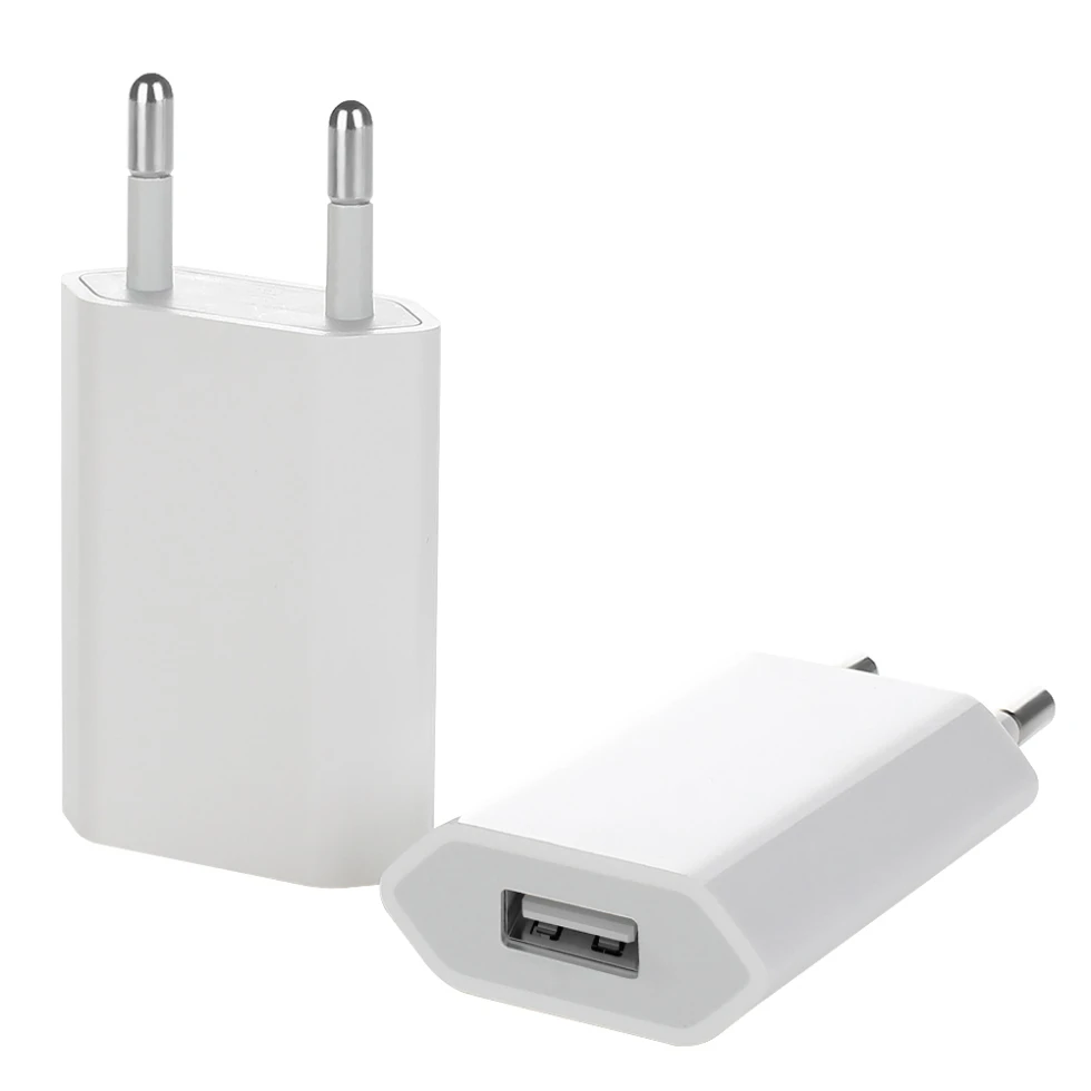 

300 шт. универсальное дорожное настенное зарядное устройство USB с европейской вилкой 5 В AC Usb адаптер питания для iPhone Xiaomi Samsung HTC смартфонов
