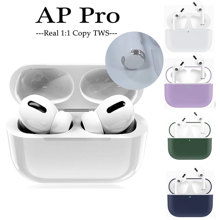 Airpoding AP Pro TWS Bluetooth Earphone Wireless Headset 1:1 tws Air 3 Pro Smart Sensor Earbuds Pop Up 8D Hifi Stereo Head phone